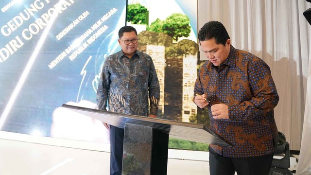 Erick Thohir Resmikan Gedung Nawasena Mandiri,